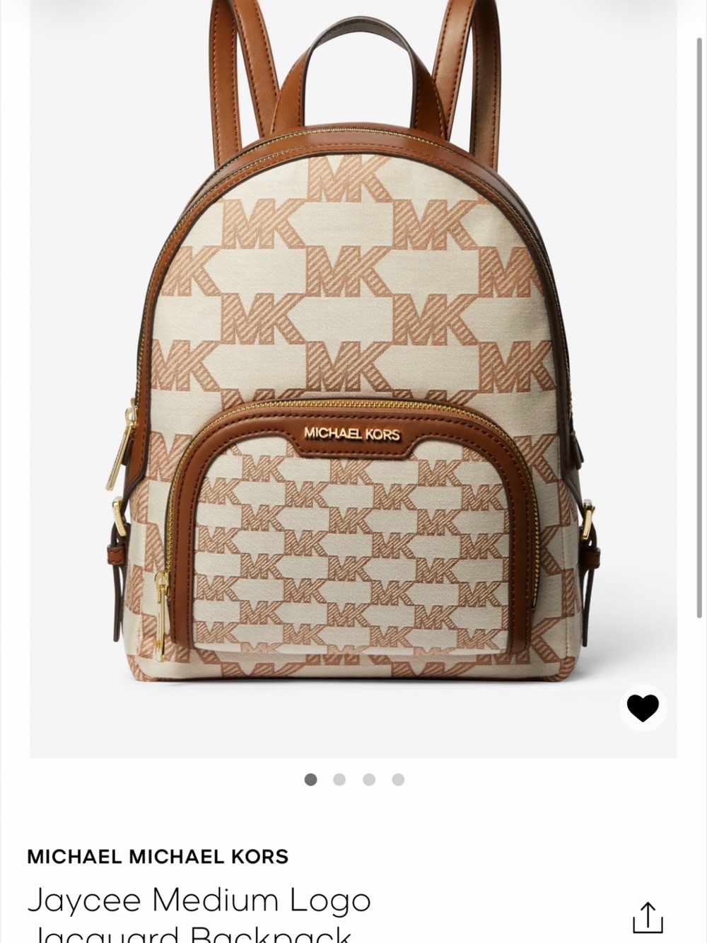 Michael Kors Backpack - Picture 4 of 5